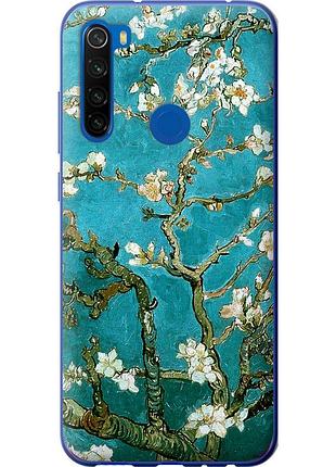Чохол 2d пластиковий на телефон xiaomi redmi note 8t вінсент ван гог. сакура "841t-1818-58250"