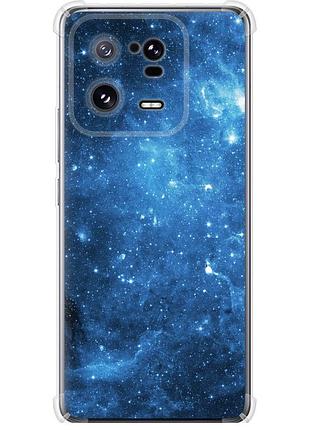 Чохол силіконовий протиударний с посиленими кутами на телефон xiaomi 13 pro зоряне небо "167sp-2959-58250"