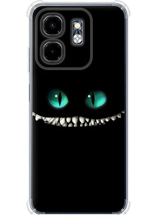 Чохол силіконовий протиударний с посиленими кутами на телефон infinix smart 9 чеширський кіт "689sp-3809-58250"