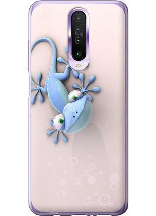 Чохол 2d пластиковий на телефон xiaomi redmi k30 гекончик "1094t-1836-58250"