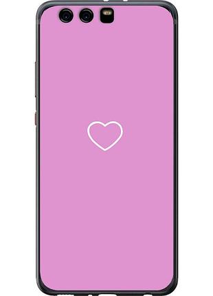 Чохол силіконовий на телефон huawei p10 plus серце 2 "4863u-963-58250"