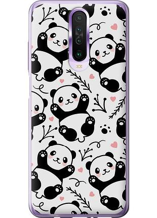 Чохол 2d пластиковий на телефон xiaomi redmi k30 панди "4318t-1836-58250"