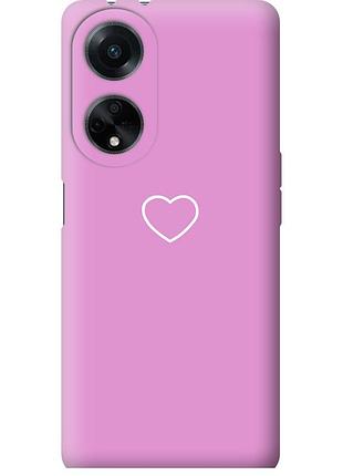 Чохол силіконовий на телефон oppo a98 серце 2 "4863u-3115-58250"