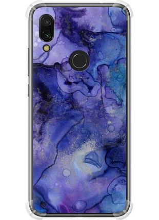 Чехол силикон с усиленными углами на телефон xiaomi redmi 7 мрамор 7 "4802sp-1669-58250"