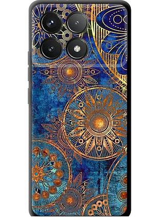 Чохол tpu на телефон xiaomi redmi k70 золотий візерунок "678b-3799-58250"