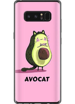 Чехол 2d пластиковый на телефон samsung galaxy note 8 avocat "4270t-1020-58250"