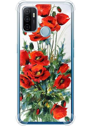 Чехол силикон с усиленными углами на телефон oppo a53 маки "523sp-568-58250"