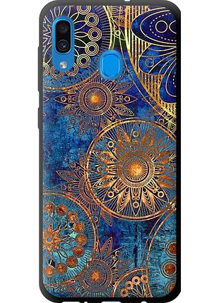 Чохол tpu на телефон samsung galaxy a20 2019 a205f золотий візерунок "678b-1761-58250"