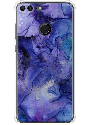 Чохол силіконовий протиударний с посиленими кутами на телефон huawei honor 9 lite мармур 7 "4802sp-1359-58250"