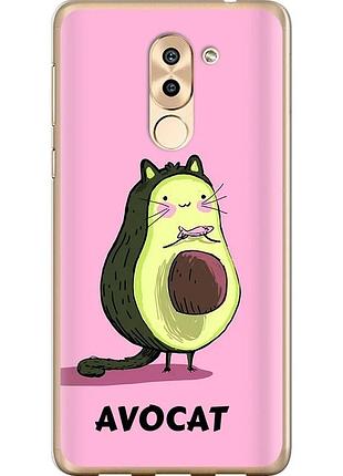 Чехол силиконовый на телефон huawei mate 9 lite avocat "4270u-474-58250"