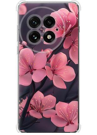 Чехол силикон с усиленными углами на телефон oneplus 13 5g пурпурная сакура "6075sp-3875-58250"