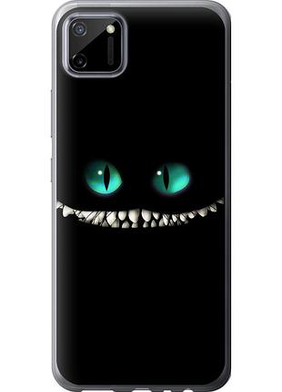 Чохол 2d пластиковий на телефон realme c11 2020 чеширський кіт "689t-2031-58250"