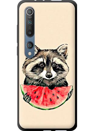Чохол tpu на телефон xiaomi mi 10 pro єнотик з кавуном "4605b-1870-58250"