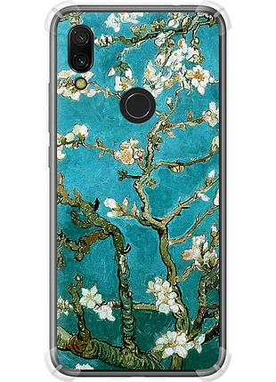Чехол силикон с усиленными углами на телефон xiaomi redmi 7 винсент ван гог. сакура "841sp-1669-58250"