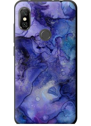 Чохол tpu на телефон xiaomi redmi note 6 pro мармур 7 "4802b-1551-58250"