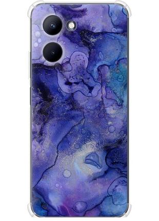 Чехол силикон с усиленными углами на телефон realme c33 мрамор 7 "4802sp-2870-58250"