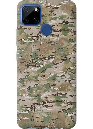 Чехол 2d пластиковый на телефон realme c12 камуфляж v5 "1201t-2240-58250"