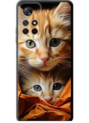 Чохол tpu на телефон xiaomi redmi note 11 5g котики 2 "5664b-3849-58250"