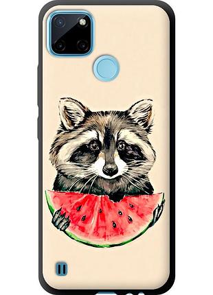Чохол tpu на телефон realme c25y єнотик з кавуном "4605b-2553-58250"