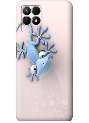 Чехол силиконовый на телефон realme 8i геккончик "1094u-2518-58250"