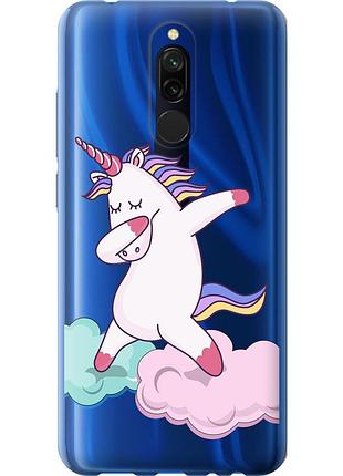 Чохол силіконовий на телефон xiaomi redmi 8 єдиноріг "4702u-1806-58250"