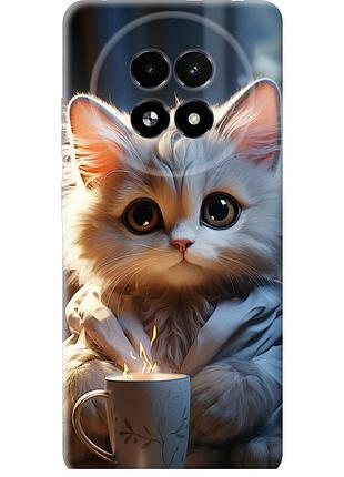 Чехол силиконовый на телефон realme 13+ 5g white cat "5646u-3891-58250"