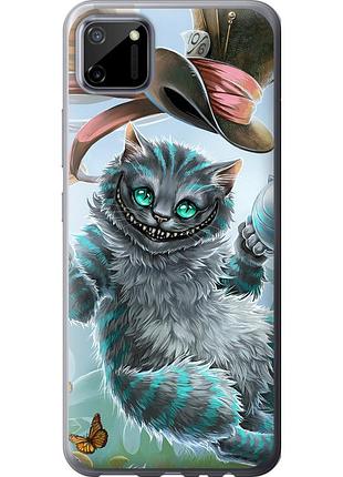 Чохол 2d пластиковий на телефон realme c11 2020 чеширський кіт 2 "3993t-2031-58250"