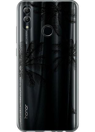 Чехол силиконовый на телефон huawei honor 10 lite пальмы1 "4634u-1618-58250"