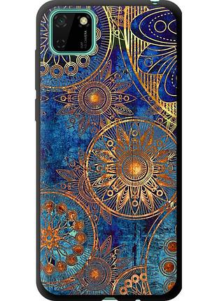 Чехол tpu на телефон huawei y5p золотой узор "678b-1936-58250"