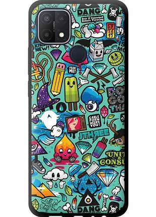 Чехол tpu на телефон oppo a15 стикер бомбинг 1 "693b-2119-58250"