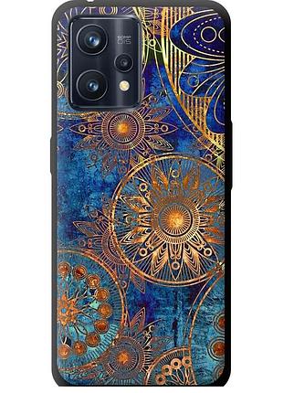 Чехол tpu на телефон realme 9 золотой узор "678b-2866-58250"
