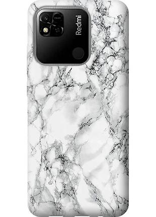 Чохол 2d пластиковий на телефон xiaomi redmi 9c мармур білий "4480t-2035-58250"