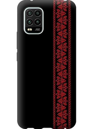 Чохол 2d пластиковий на телефон xiaomi mi 10 lite вишиванка 53 "2041t-1924-58250"
