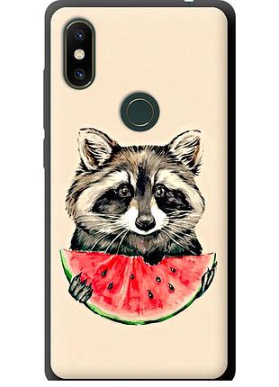 Чохол tpu на телефон xiaomi mi mix 2s єнотик з кавуном "4605b-1438-58250"