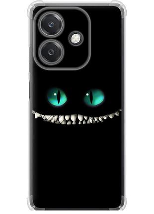 Чохол силіконовий протиударний с посиленими кутами на телефон oppo a3 4g чеширський кіт "689sp-3846-58250"
