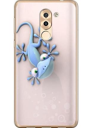 Чохол силіконовий на телефон huawei mate 9 lite гекончик "1094u-474-58250"