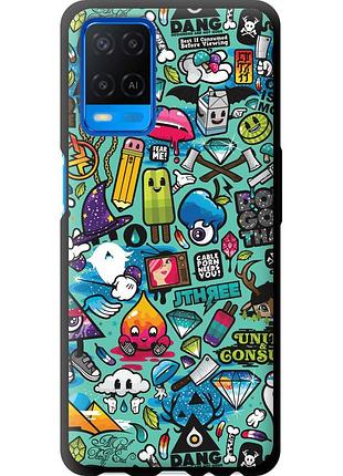 Чохол tpu на телефон oppo a54 стікер бомбінг 1 "693b-2306-58250"