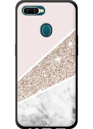 Чехол tpu на телефон oppo a12 пастельный мрамор "4342b-2557-58250"