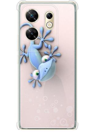 Чохол силіконовий протиударний с посиленими кутами на телефон infinix zero 30 4g гекончик "1094sp-3413-58250"