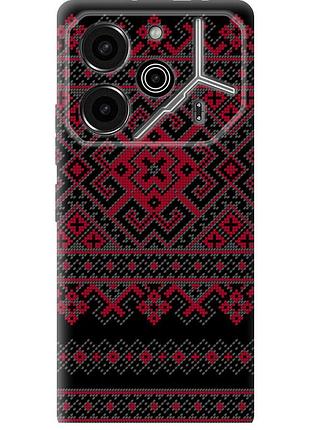 Чехол силиконовый на телефон tecno pova 6 pro вышиванка 52 "1763u-3689-58250"