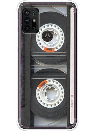 Чехол силикон с усиленными углами на телефон motorola moto g30 кассета "876sp-2320-58250"