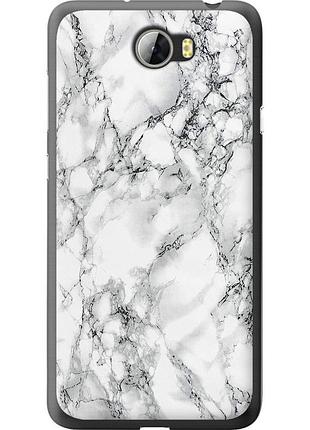 Чохол 2d пластиковий на телефон huawei y5 ii мармур білий "4480t-496-58250"