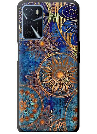 Чехол tpu на телефон oppo a54s золотой узор "678b-3473-58250"