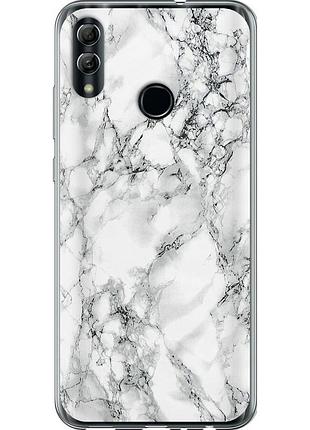 Чохол силіконовий на телефон huawei honor 10 lite мармур білий "4480u-1618-58250"