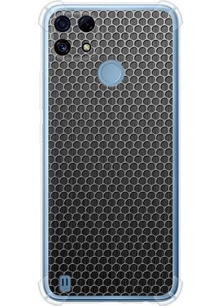 Чехол силикон с усиленными углами на телефон realme c21 ячейки "243sp-2321-58250"