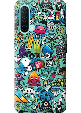 Чехол силиконовый на телефон oneplus nord ce стикер бомбинг 1 "693u-2382-58250"