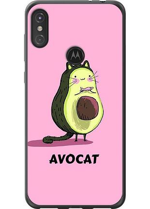 Чохол 2d пластиковий на телефон motorola one power avocat "4270t-1588-58250"