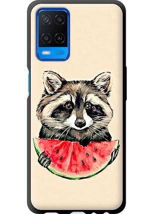 Чохол tpu на телефон oppo a54 єнотик з кавуном "4605b-2306-58250"