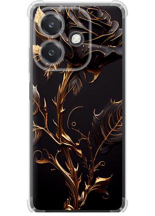Чохол силіконовий протиударний с посиленими кутами на телефон oppo a3 4g троянда 3 "5552sp-3846-58250"