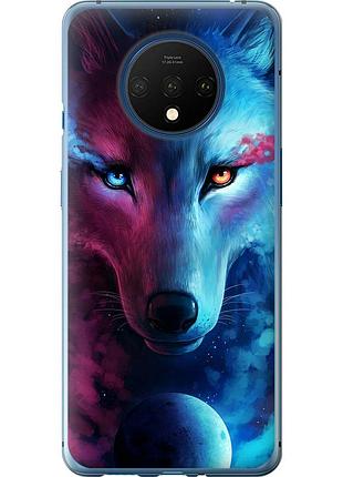 Чехол силиконовый на телефон oneplus 7t арт-волк "3999u-1809-58250"